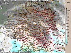 Viel Grau aber deutlich milder